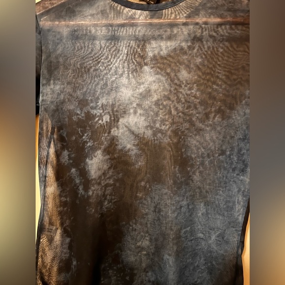 Vintage express mesh sheet blue tie dye size small - Picture 3 of 11